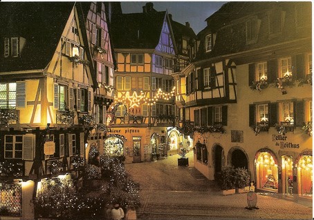 Lumières de Noël en Alsace, à Colmar